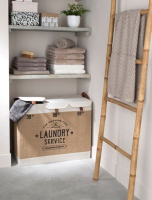 Panier à linge 3 compartiments Preston 93 L