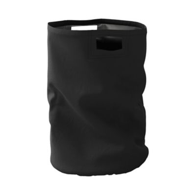 Panier à linge GoodHome Kina capacité 45 litres coloris or en coton Ø34 x H.52 cm