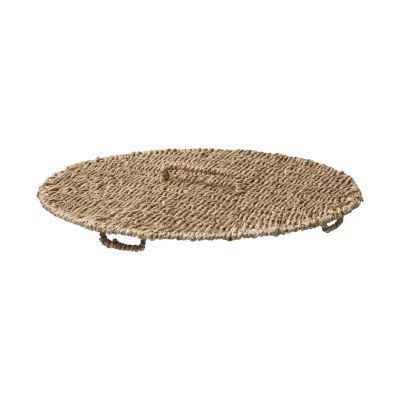 Panier à linge rond avec couvercle, Seagrass, 5five