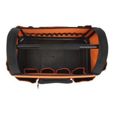 Panier à outils vide fond rigide textile Magnusson 1 compartiment + 8 poches
