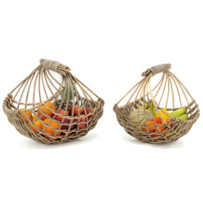 Panier arrondi ajouré en poelet 46 cm