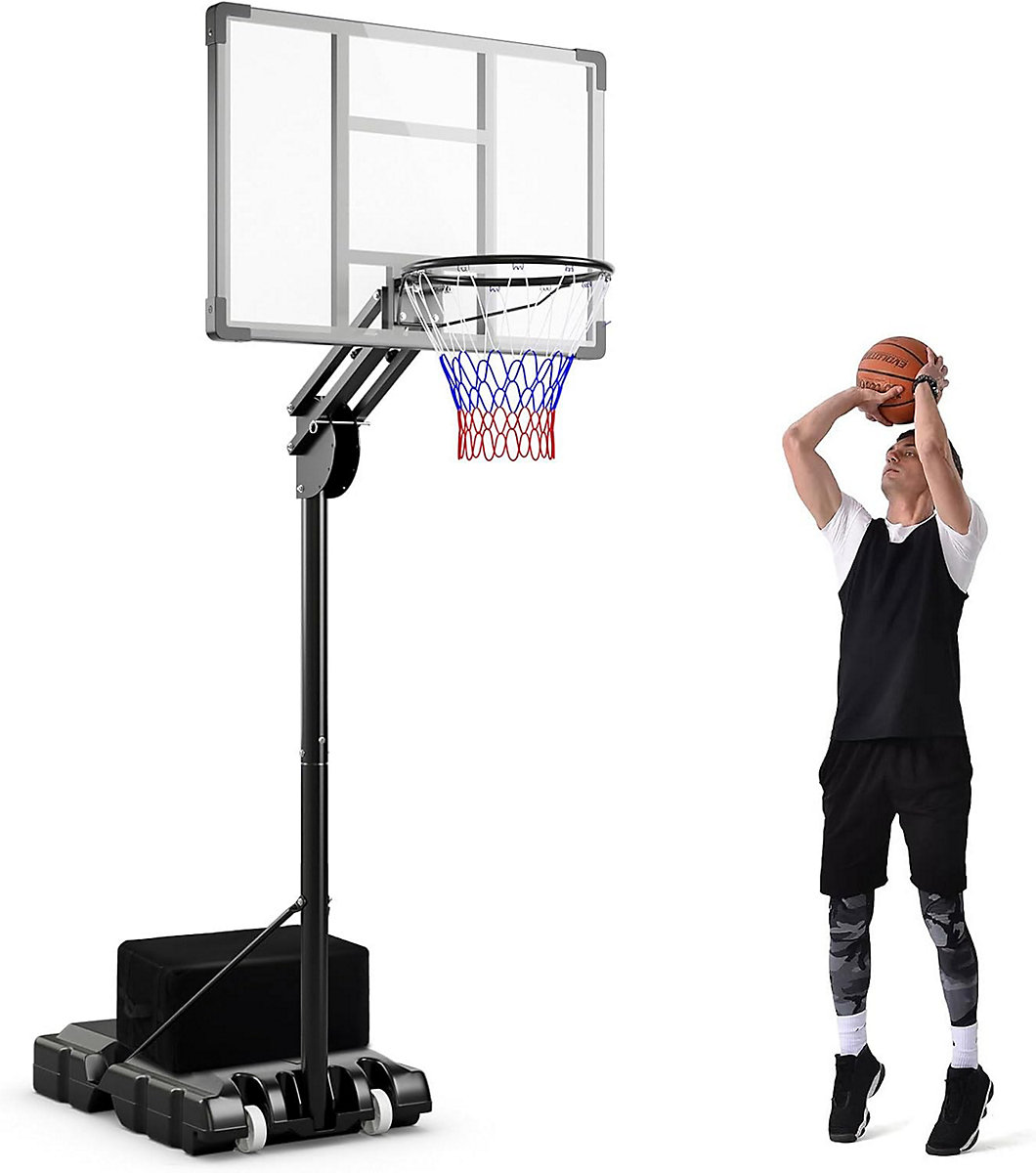 Panier de basket pour enfants, hauteur réglable, jeu 5 en 1 (lancer de balle, golf, football Panier de basket pour enfants, hauteur réglable, jeu 5 en 1 (lancer de balle, golf, football