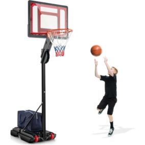 Panier de Basket Extérieur sur Pied Hauteur Réglable pour Enfants et Adultes