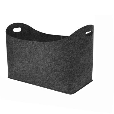 Panier de bois de chauffage,  support de livre en feutre,  panier à linge réutilisable, gain de place, 55 x 30 x 40 cm