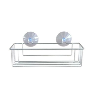 Panier de douche  basic chrome (10x23 cm - Gris)