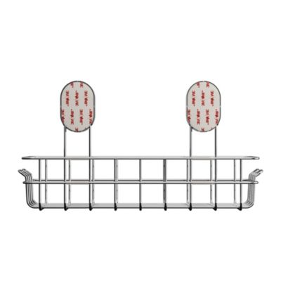 Panier de douche filaire L en acier inoxydable chromé Cavally GoodHome