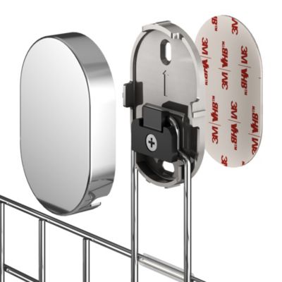 Panier de douche filaire L en acier inoxydable chromé Cavally GoodHome