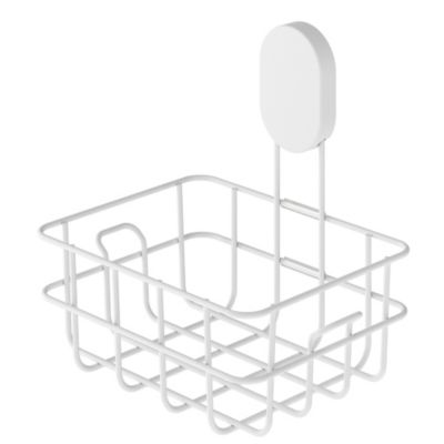 Panier de douche filaire S en acier inoxydable blanc Cavally GoodHome