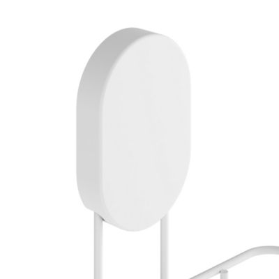 Panier de douche filaire S en acier inoxydable blanc Cavally GoodHome