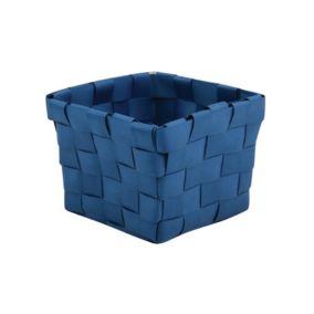 Panier de rangement 10x10x7,5cm Bleu Marine MSV