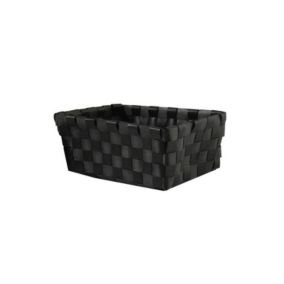 Panier de rangement 10x10x7,5cm Noir MSV