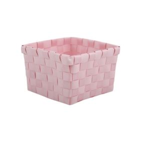 Panier de rangement 10x10x7,5cm Rose Pastel MSV