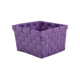 Panier de rangement 10x10x7,5cm Violet MSV