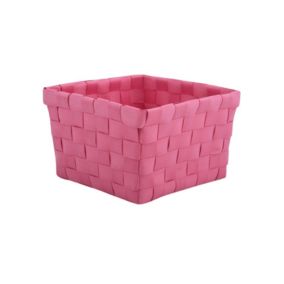 Panier de rangement 14x14x9cm Fuschia MSV