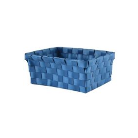 Panier de rangement 19x14x8cm Bleu Marine MSV