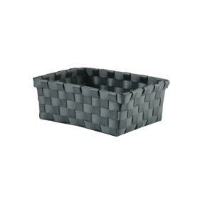 Panier de rangement 19x14x8cm Gris MSV