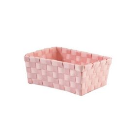 Panier de rangement 19x14x8cm Rose Pastel MSV