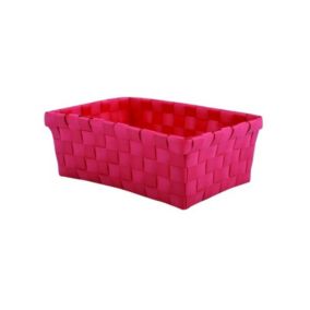 Panier de rangement 19x14x8cm Rouge MSV