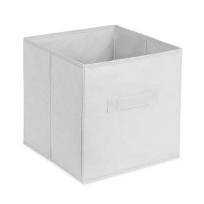 Panier de rangement carré en polypropylène blanc Compactor