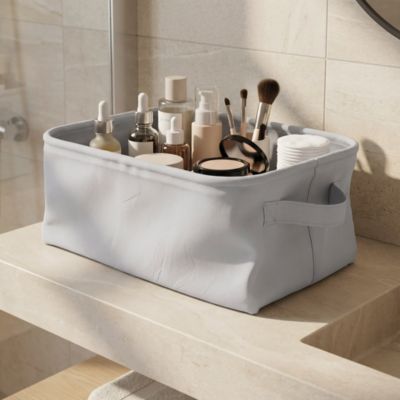 Panier de rangement Elland gris nuage GoodHome