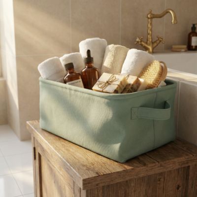 Panier de rangement Elland thé vert GoodHome