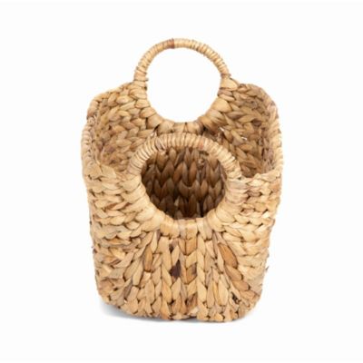 Panier de rangement en jacinthe d'eau Compactor Caracas taille M