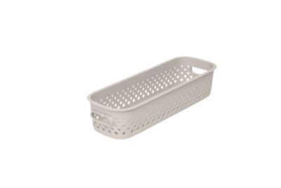 Panier de rangement SmartStore™ Essence beige, H.10 x l.6,5 x P.29,5 cm