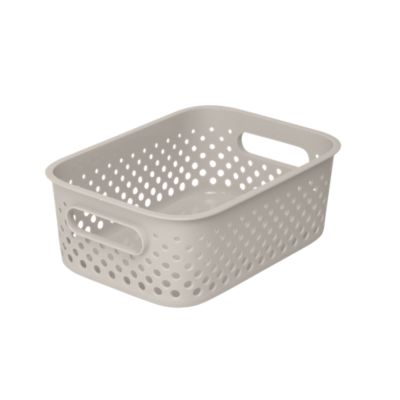 Panier de rangement SmartStore™ Essence beige H.14,5 x l.7,5 x P.20,5 cm