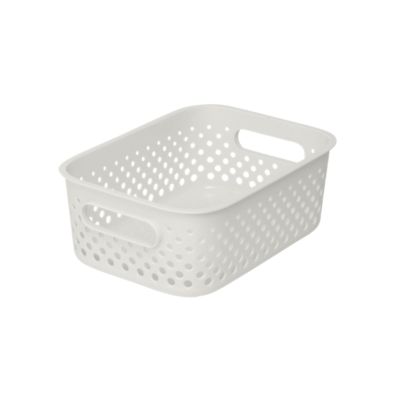 Panier de rangement SmartStore™ Essence blanc cassé, H.14,5 x l.7,5 x P.20,5 cm