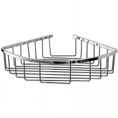 Panier de salle de bains porte savon d'angle SANINDUSA Luxe laiton massif chromé livré avec fixations inox