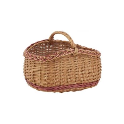 Panier en osier buff et marron  Type: Panier et corbeille