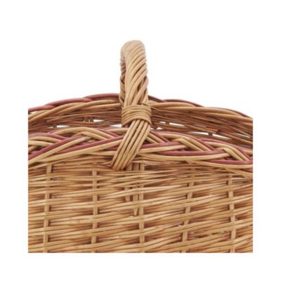 Panier en osier buff et marron  Type: Panier et corbeille