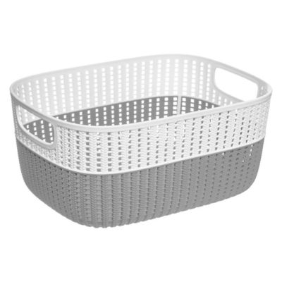 Panier en plastique 1,5L blanc gris - Gris clair- 5five