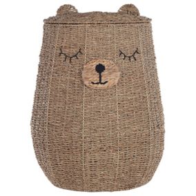 Panier enfants Ours en peluche FULAN Herbier marin Naturel