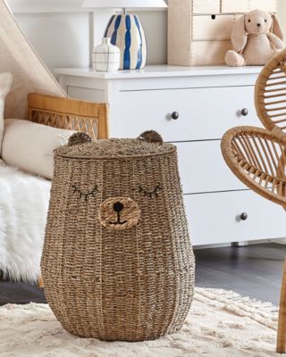 Panier enfants Ours en peluche FULAN Herbier marin Naturel