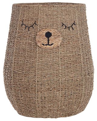 Panier enfants Ours en peluche FULAN Herbier marin Naturel