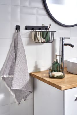 Panier filaire L Koros noir GoodHome