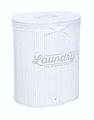 Panier A Linge Blanc Caitlin 67 L Castorama