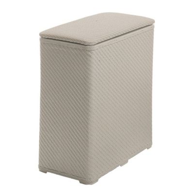 Panier À Linge Sale Pour La Salle De Bain En Résine Thermoplastique Beige 70Lt