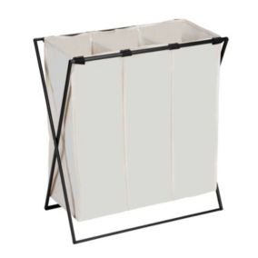 Panier à linge XL avec 3 compartiments