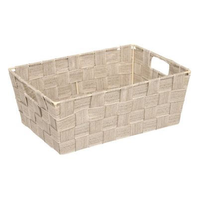 Panier Lise biseauté L28cm beige - 5five