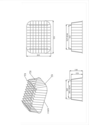 Panier métal pour évier GoodHome Datil