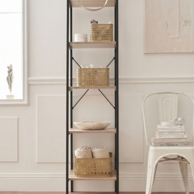 Panier rectangulaire en métal doré motif cannage taille M, Equipstore Création Met