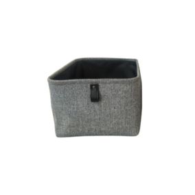Panier réctangulaire gris Norasia Justin taille L