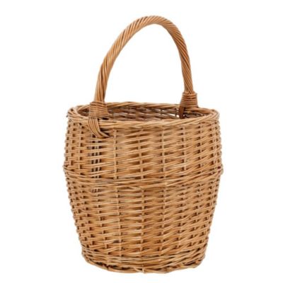 Panier rond en osier buff 30 cm -  Type: Panier et corbeille