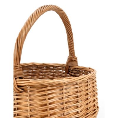 Panier rond en osier buff 30 cm -  Type: Panier et corbeille
