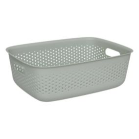 Panier "Tila" 10L sauge en plastique - Vert- 5five