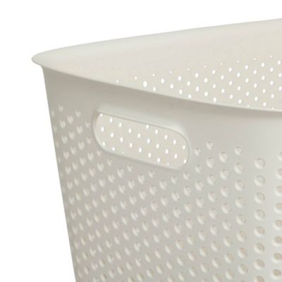 Panier "Tila" 17L gris en plastique - Beige- 5five