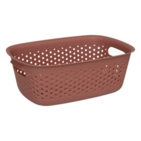Panier "Tila" 3,5L sienne en plastique - Terracotta- 5five