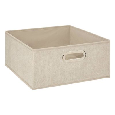 Panier tissu 31x15 cm Beige chiné Mix N' Modul - 5Five